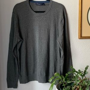 Heather Gray Gap 50/50 Cotton Cashmere XL Sweater